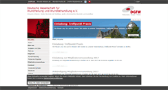 Desktop Screenshot of dgfw.de